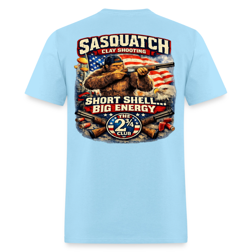 Sasquatch Big Energy Clay Shooting Shirt – Short Shell Big Energy | The 2¾ Club - powder blue