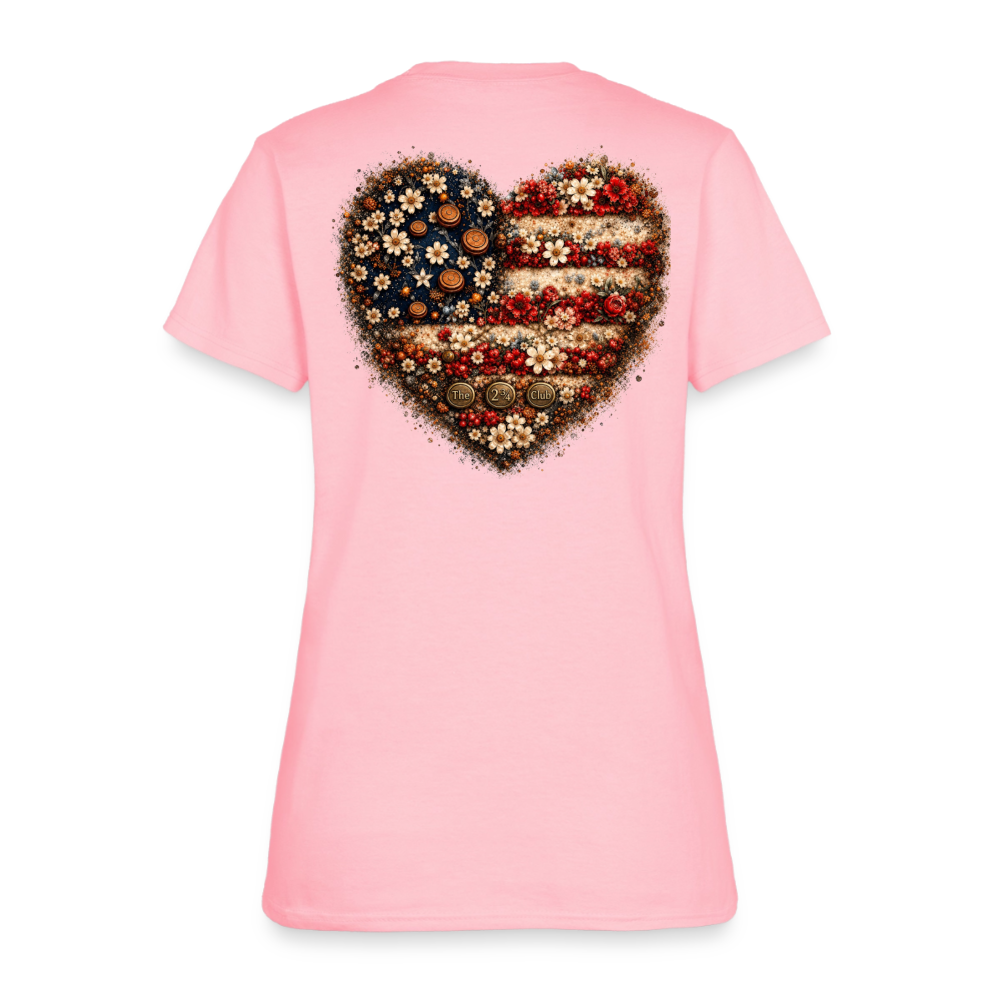 Shotgun Sweetheart - Freedom in Full Bloom Tee - pink