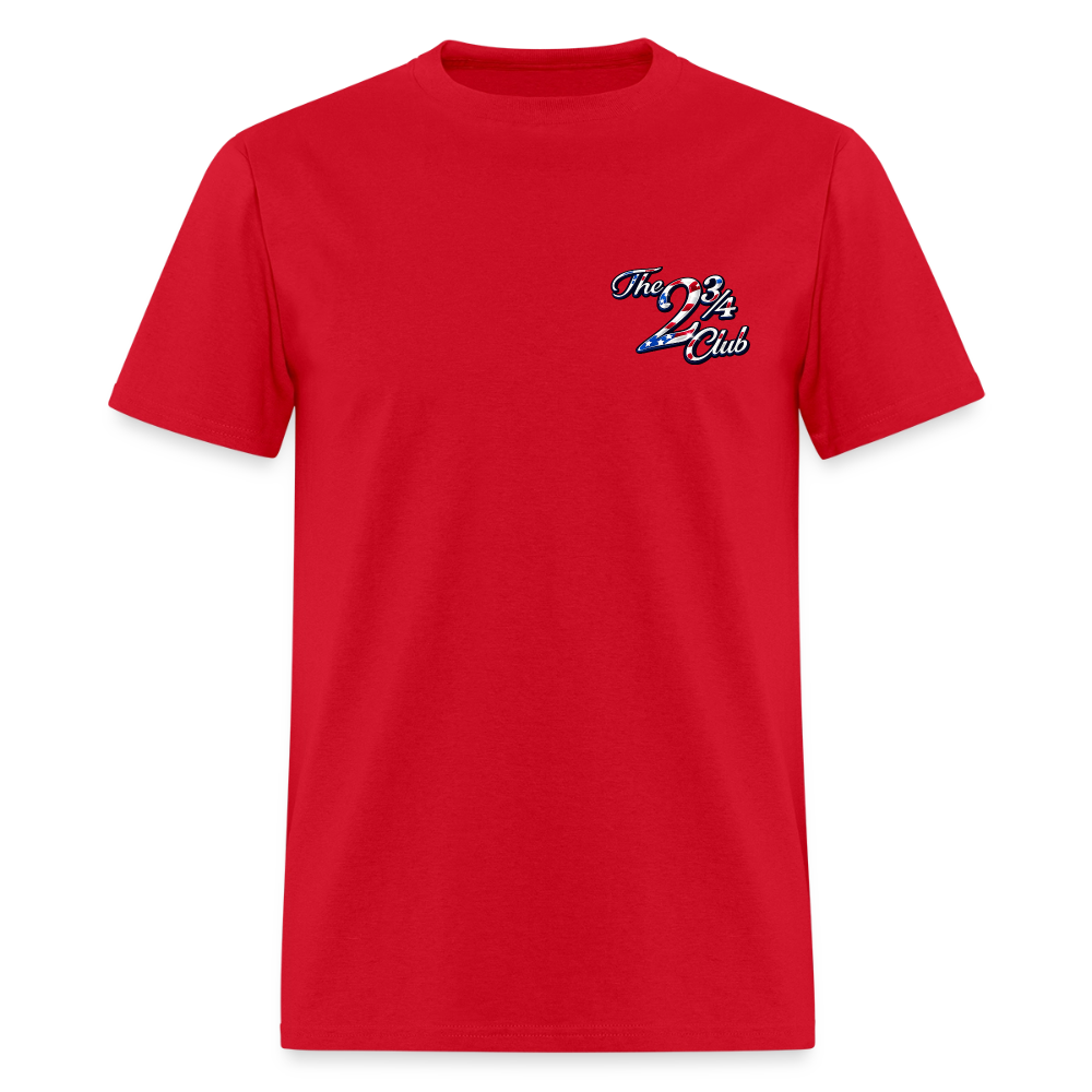 Freedom Fire – The 2¾ Club Patriot Crest Tee - red