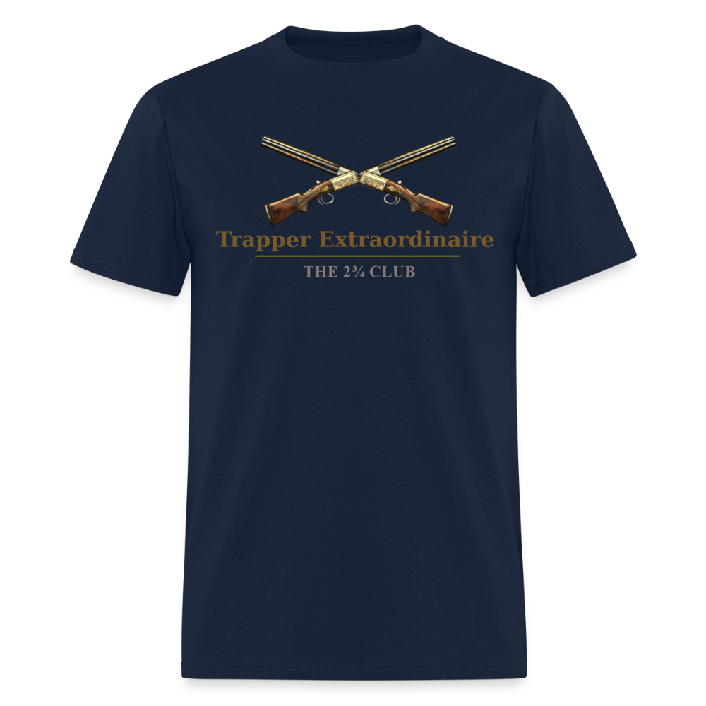 Trapper Extraordinaire Tee – The 2¾ Club (Trapper Series) - navy