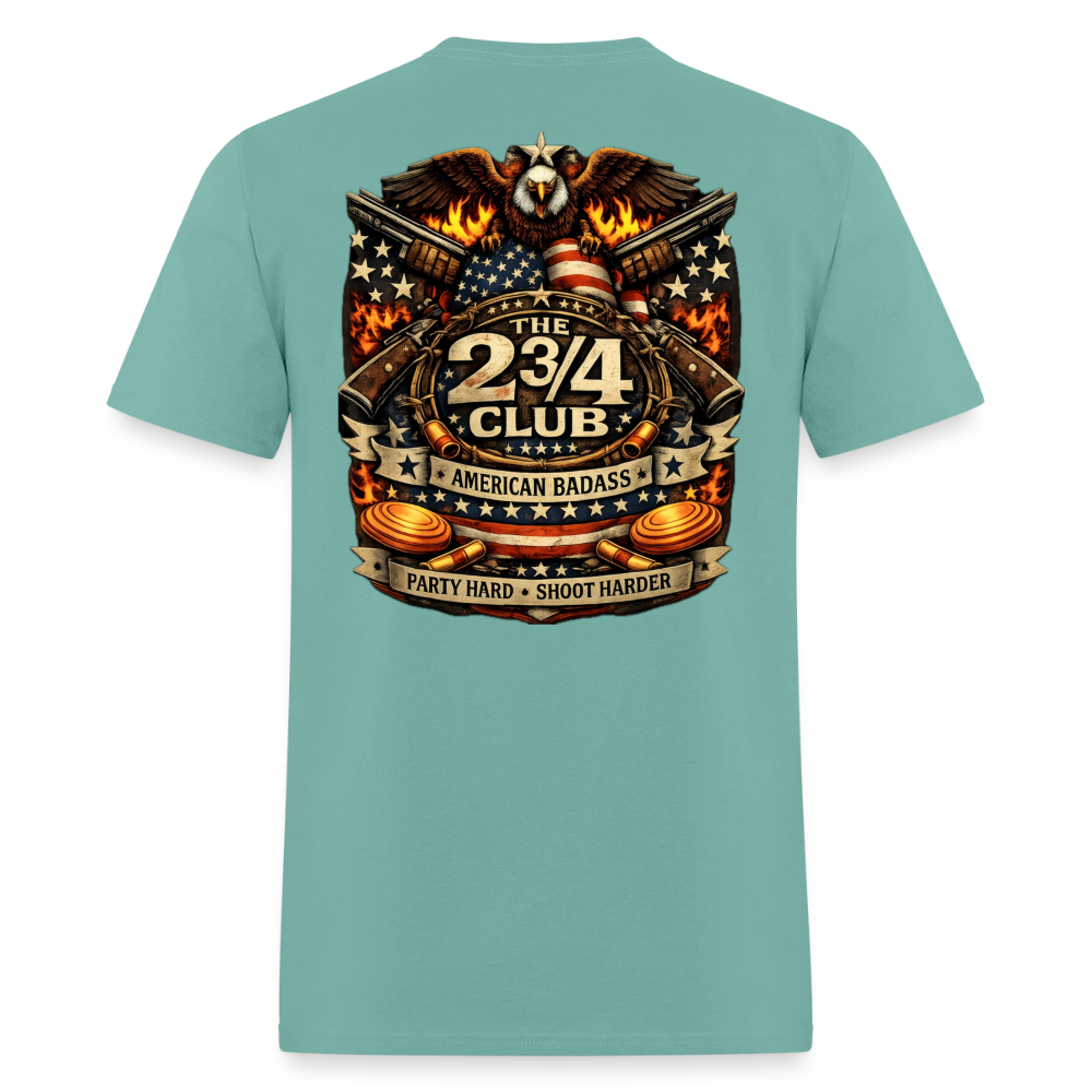 American Badass Tee - aquatic