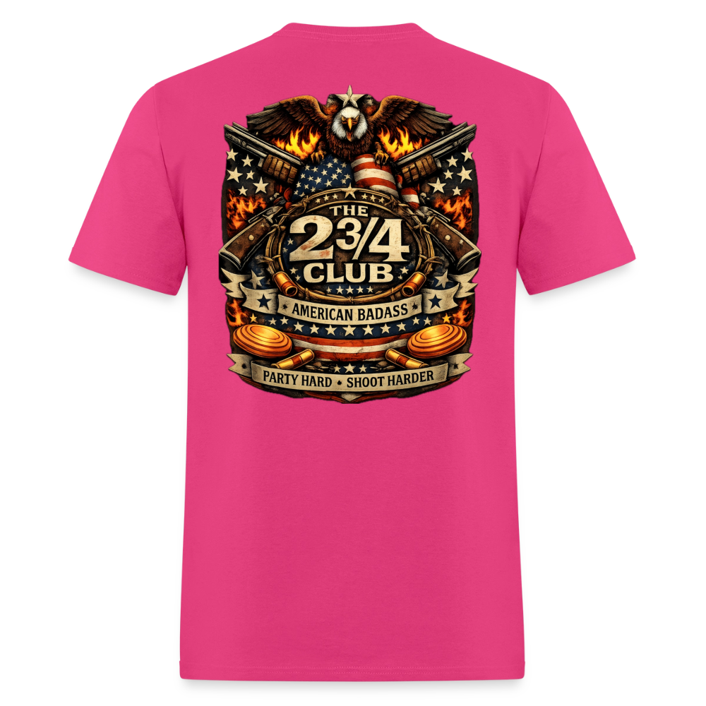 American Badass Tee - fuchsia