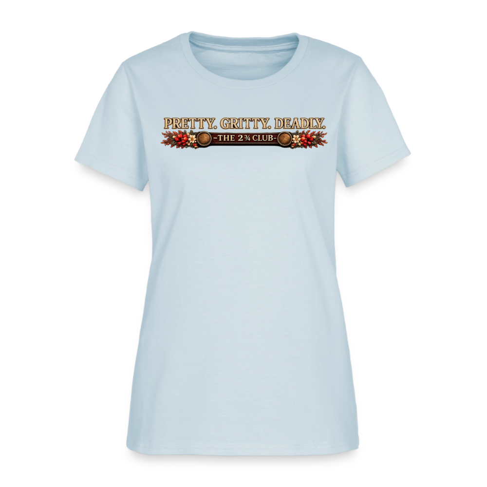 Shotgun Sweetheart - Freedom in Full Bloom Tee - light blue
