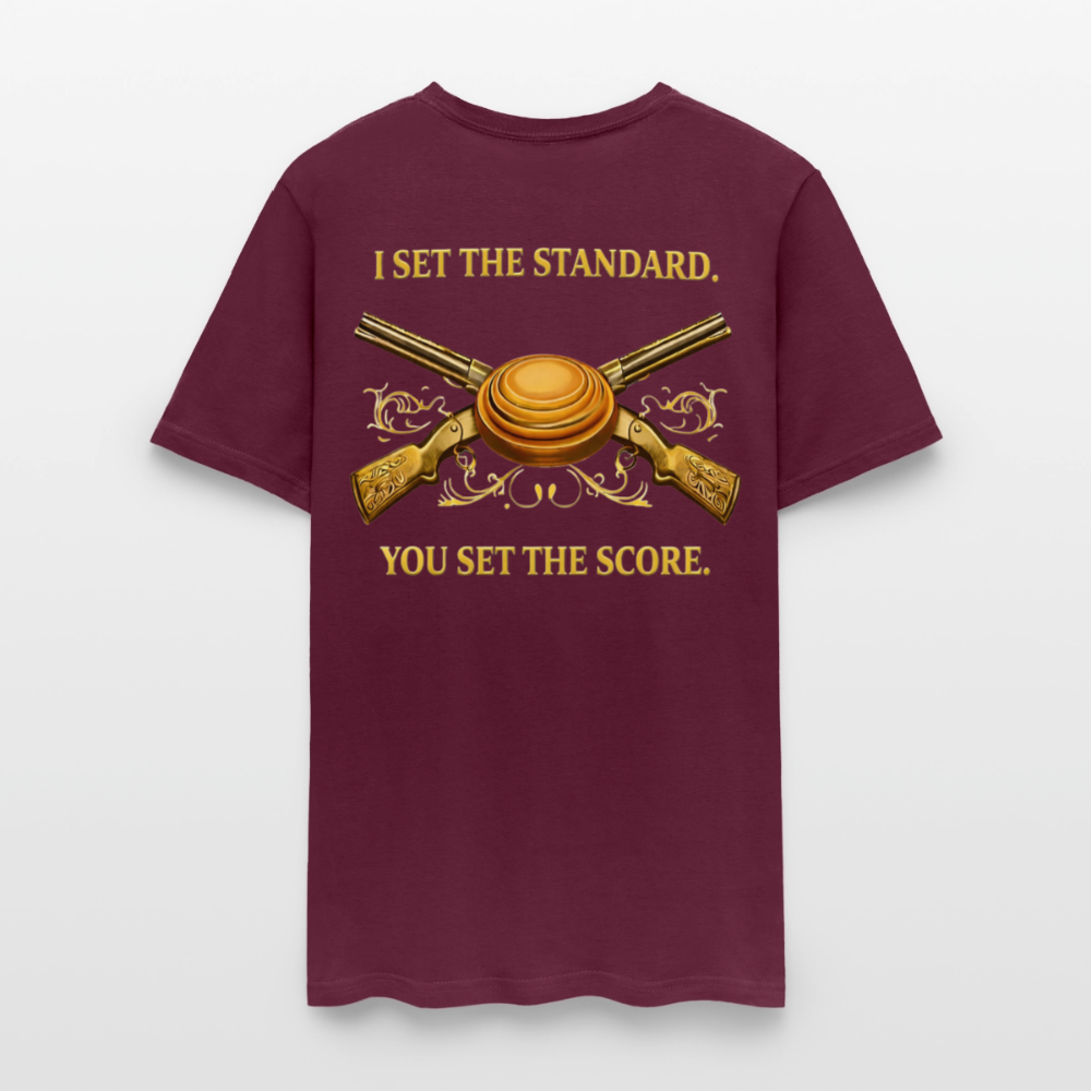 The Standard Setter Tee – Trapper Series (Dark) - burgundy