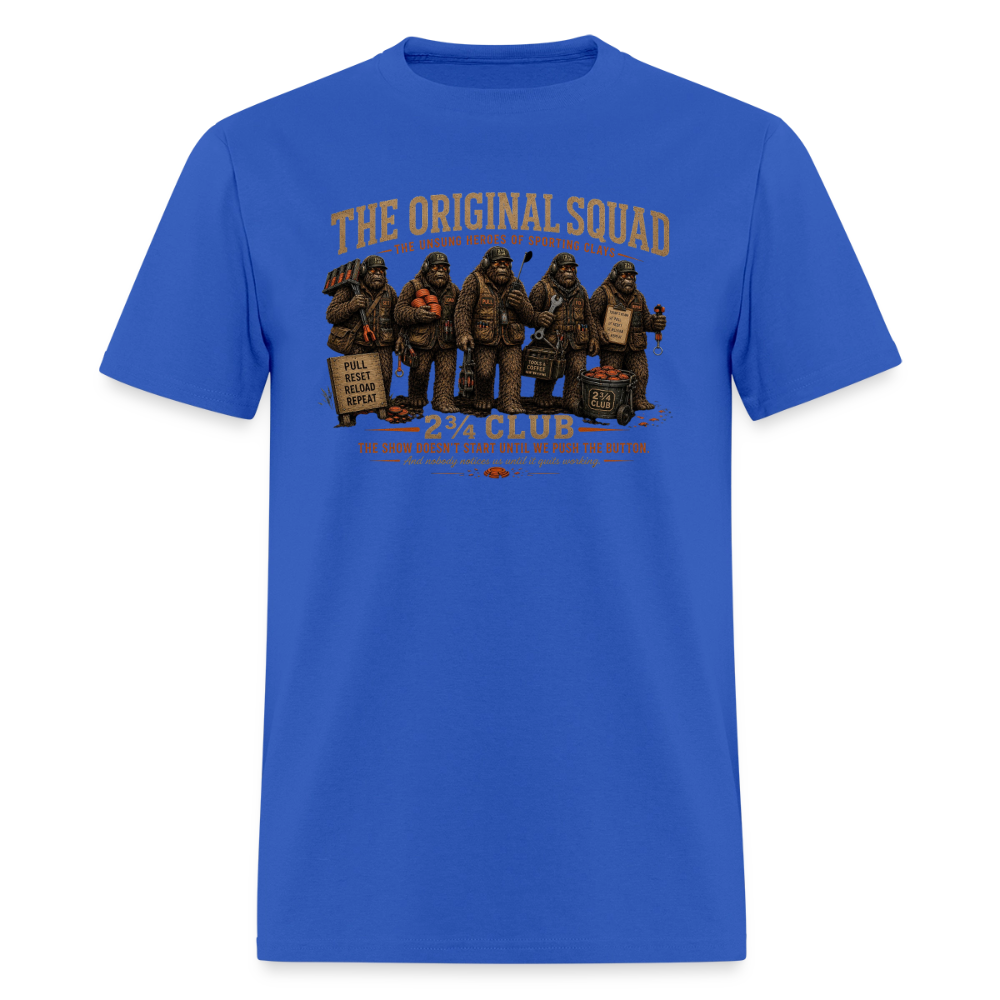 THE ORIGINAL SQUAD – THE UNSUNG HEROES OF SPORTING CLAYS - royal blue