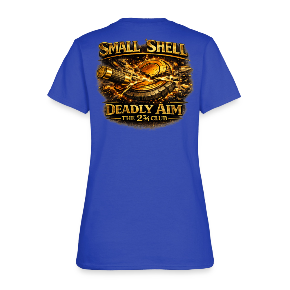 Shotgun Sweetheart - Small Shell Deadly Aim (Dark) - royal blue