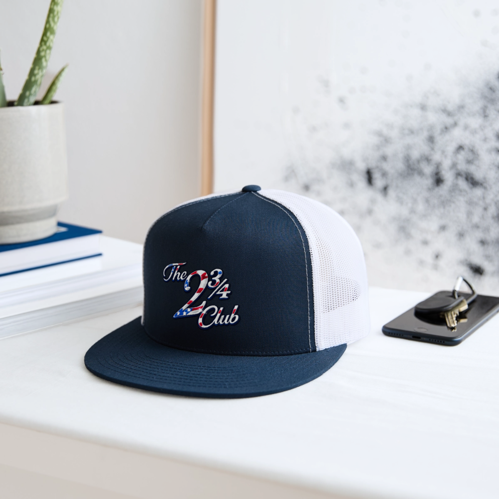 Americana Trucker Hat - navy/white