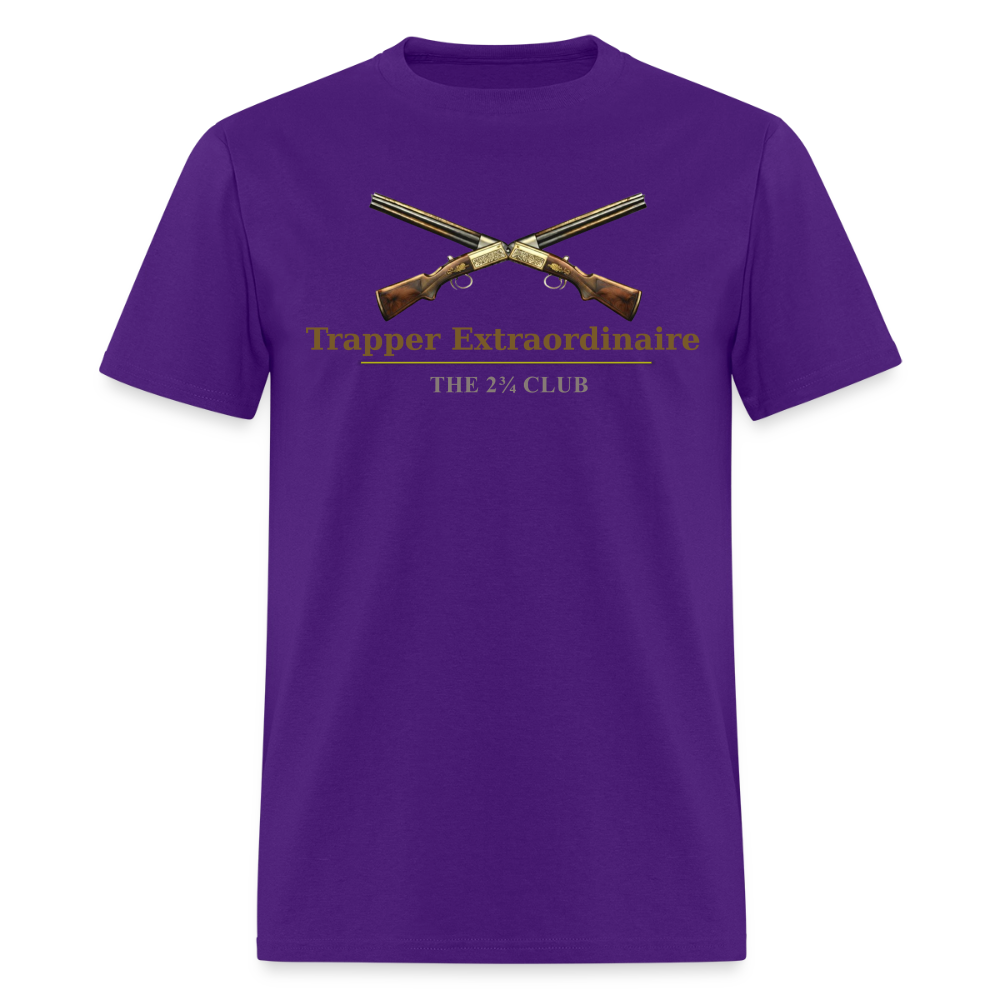 Trapper Extraordinaire Tee – The 2¾ Club (Trapper Series) - purple