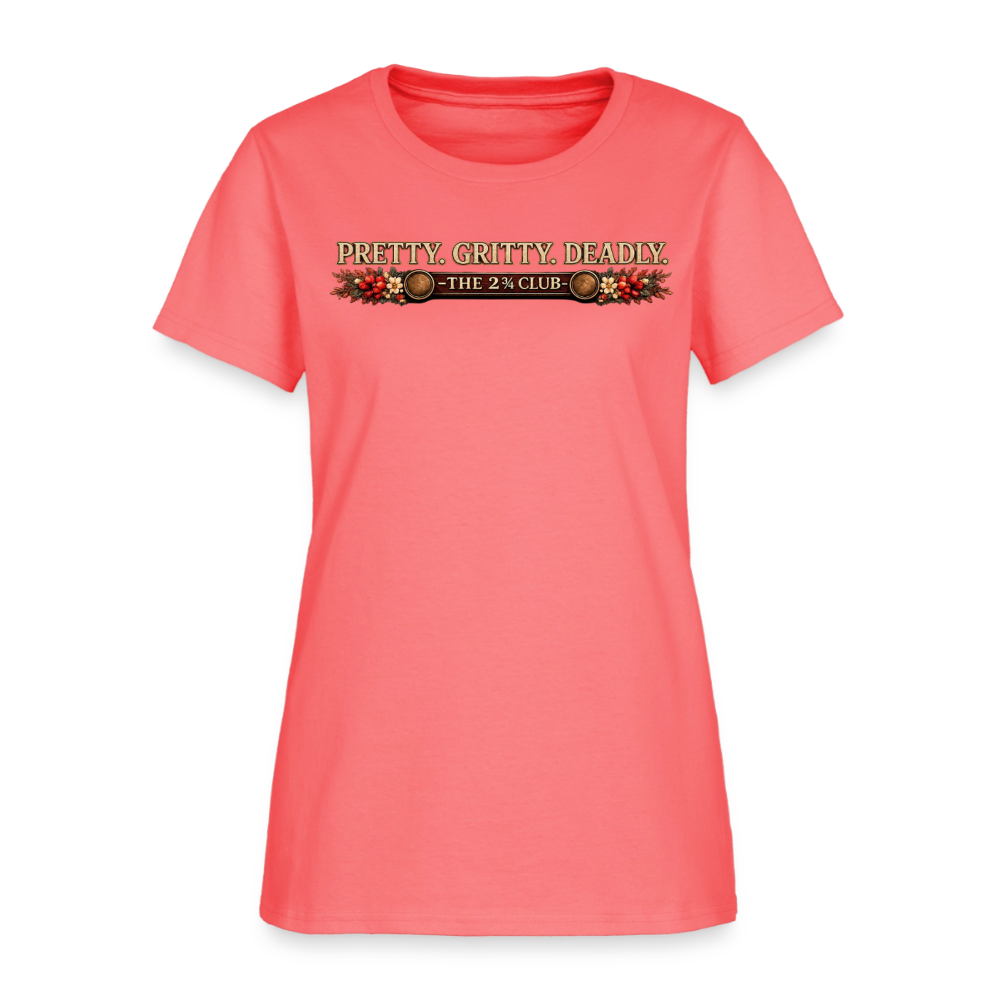 Shotgun Sweetheart - Freedom in Full Bloom Tee - coral