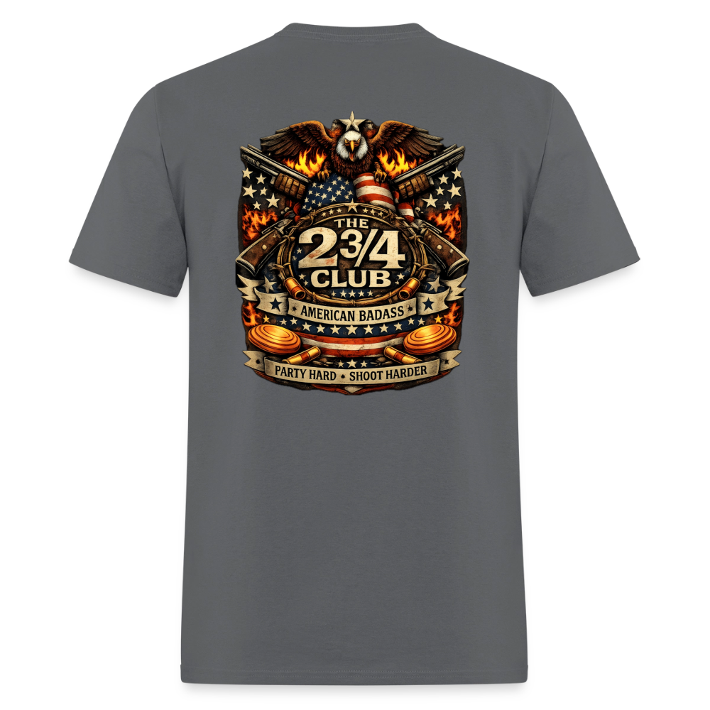 American Badass Tee - charcoal