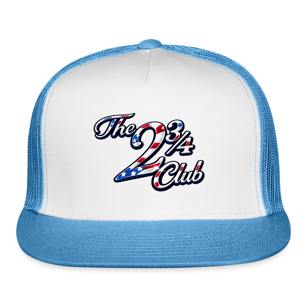 Americana Trucker Hat - white/blue