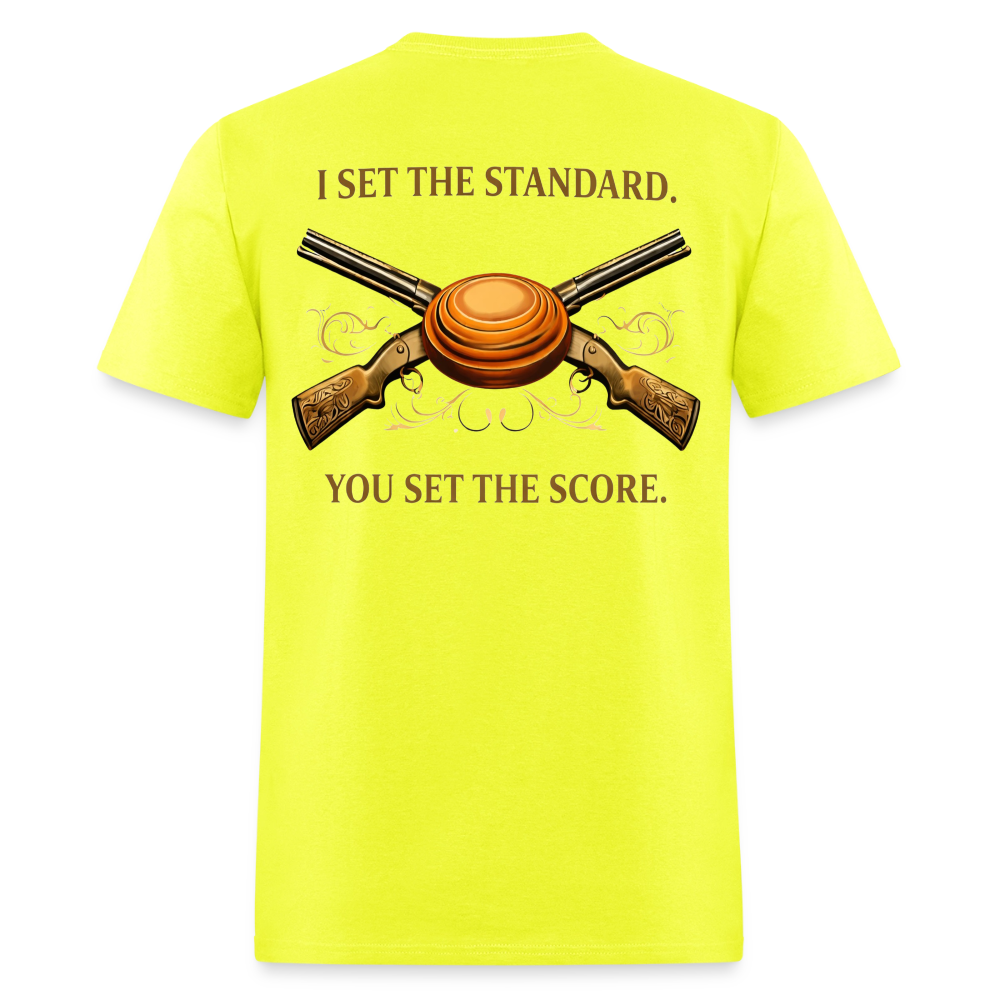 The Standard Setter Tee – Trapper Series (Light) - safety green