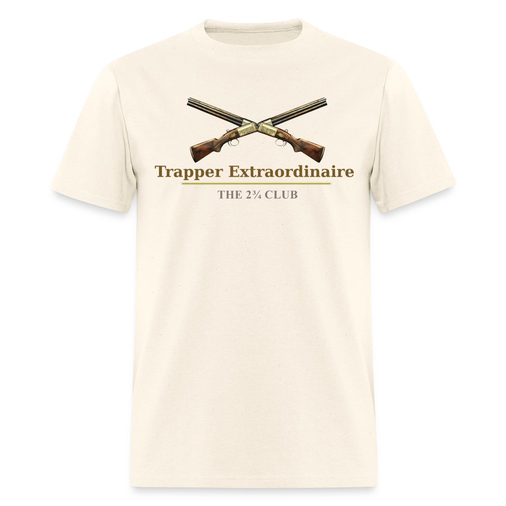 Trapper Extraordinaire Tee – The 2¾ Club (Trapper Series) - sweet cream heather