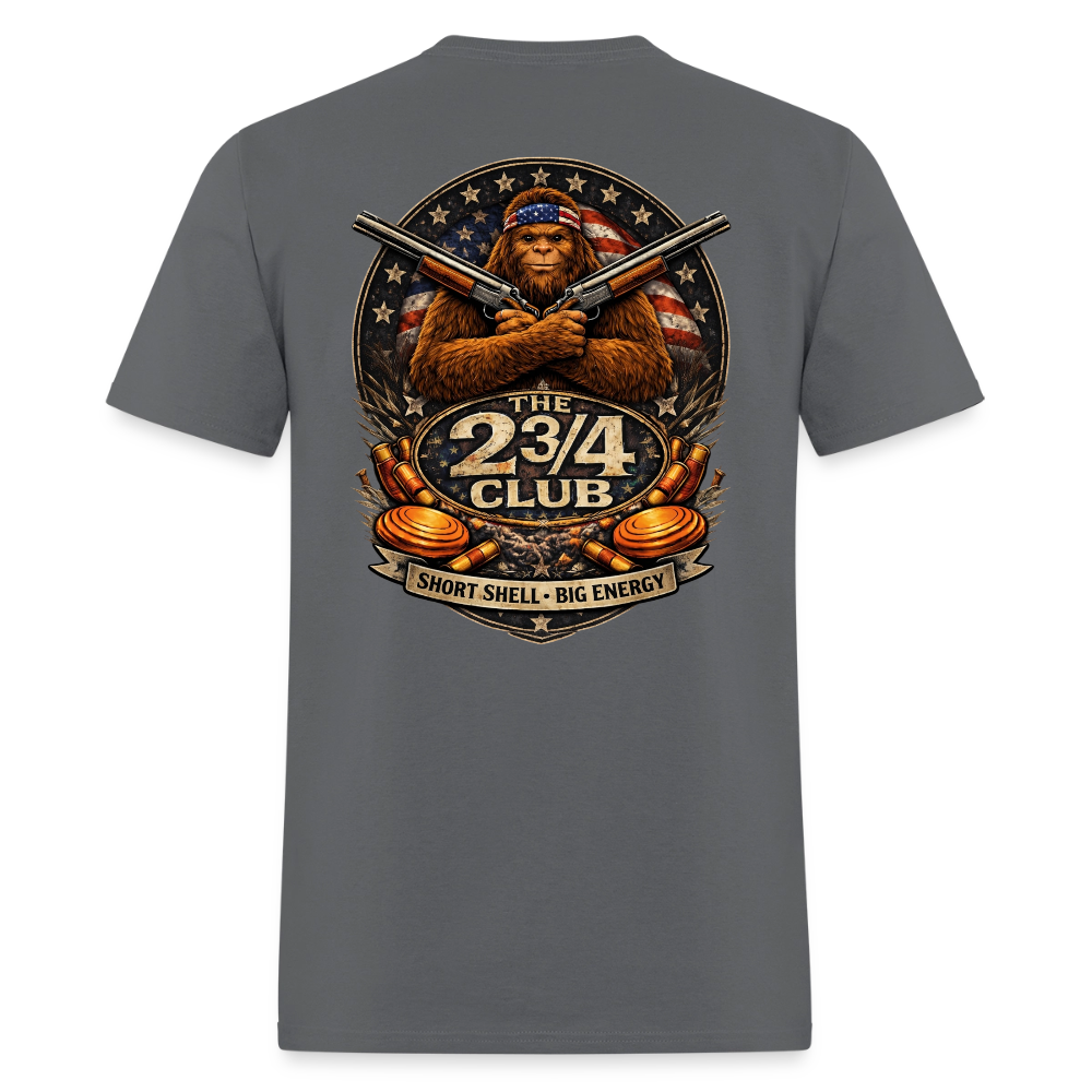 Short Shell. Big Energy - Patriotic Sasquatch Edition | The 2 ¾ Club - charcoal