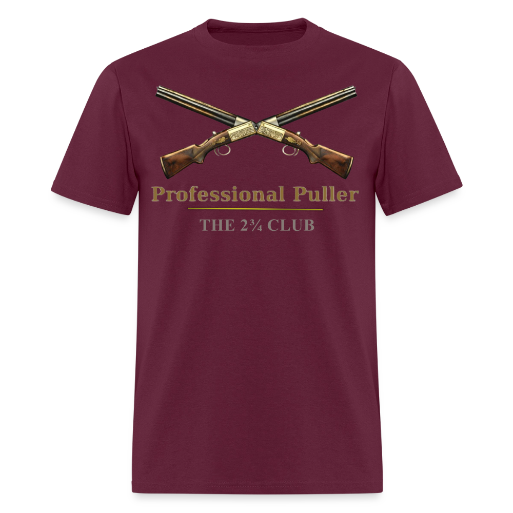 Professional Puller Tee – The 2¾ Club (Trapper Series) - burgundy