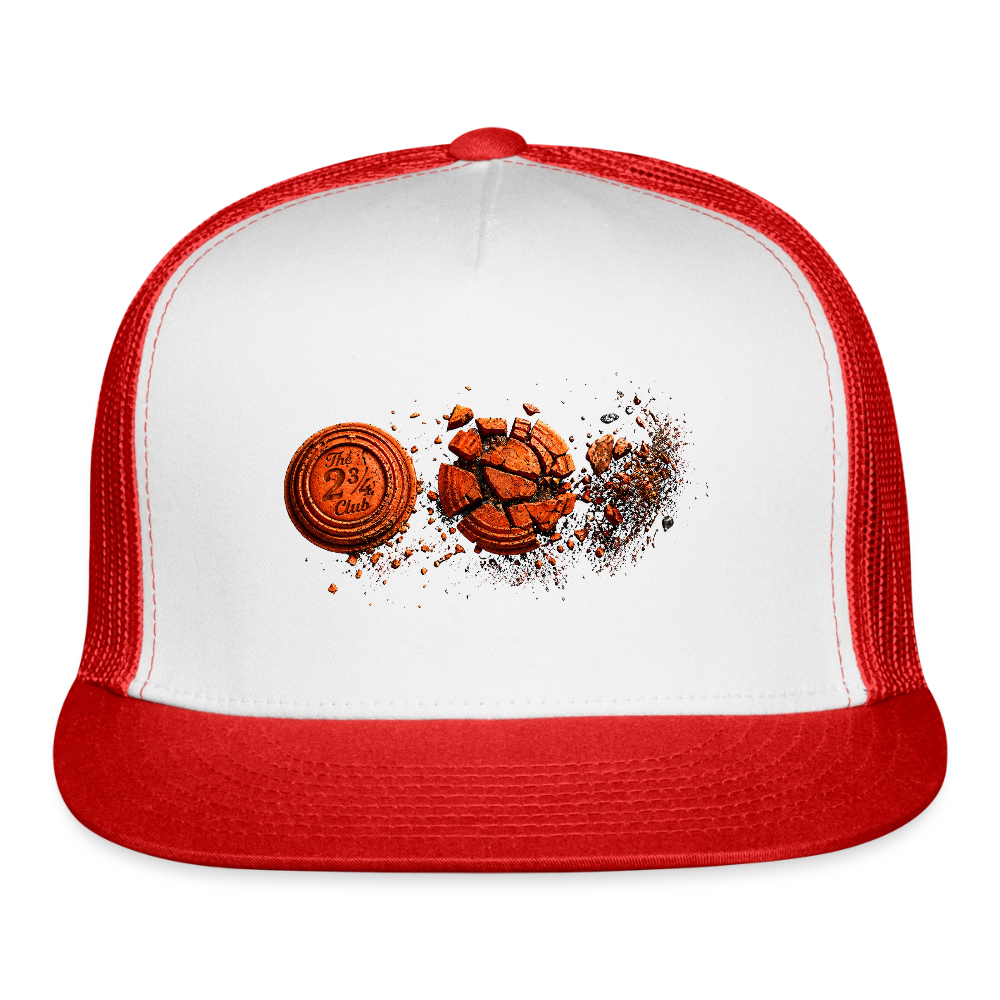 Clay Breaker Trucker Hat – The 2¾ Club - white/red