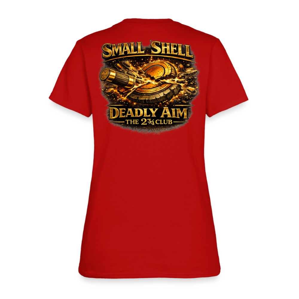 Shotgun Sweetheart - Small Shell Deadly Aim (Dark) - red