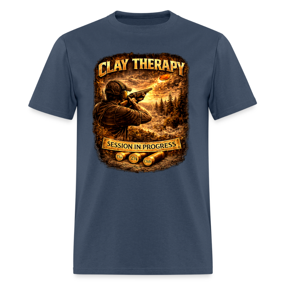 Clay Therapy Session Tee – 12 GA 2 3/4 Edition -  blue dusk