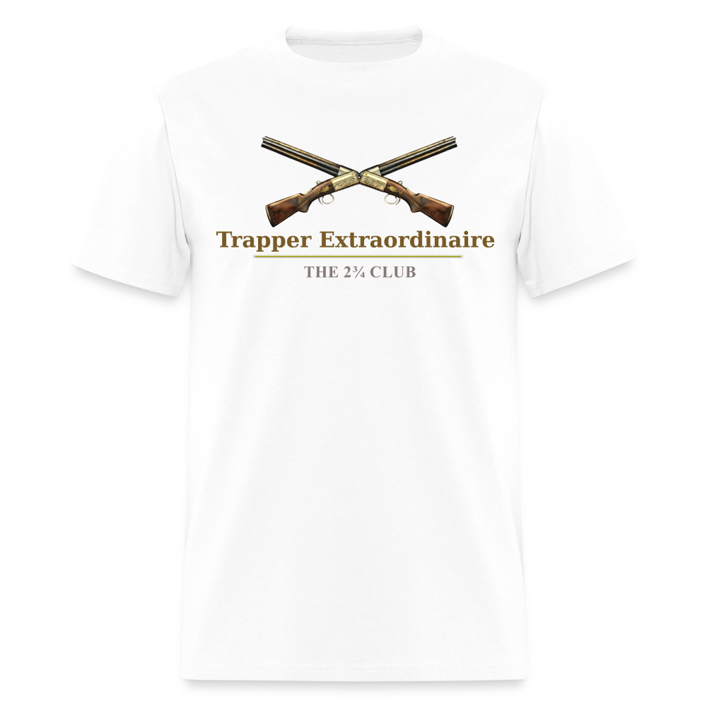 Trapper Extraordinaire Tee – The 2¾ Club (Trapper Series) - white