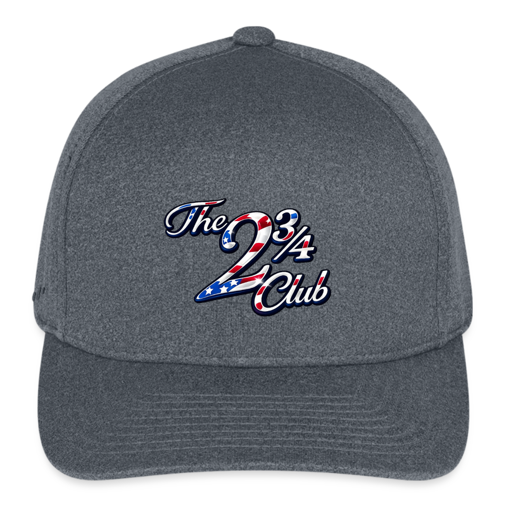 Americana Fitted Hat - dark heather gray