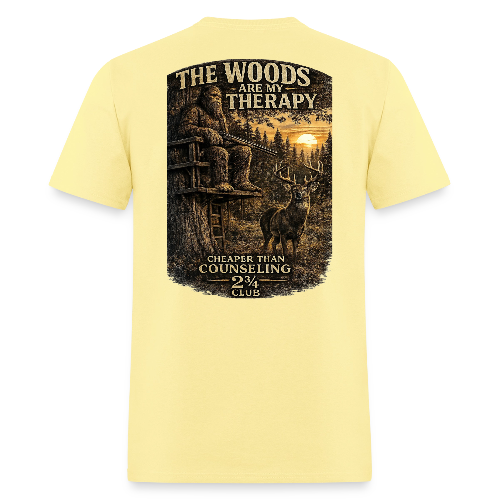 The Woods Are My Therapy – Cheaper Than Counseling (Light) - cornsilk