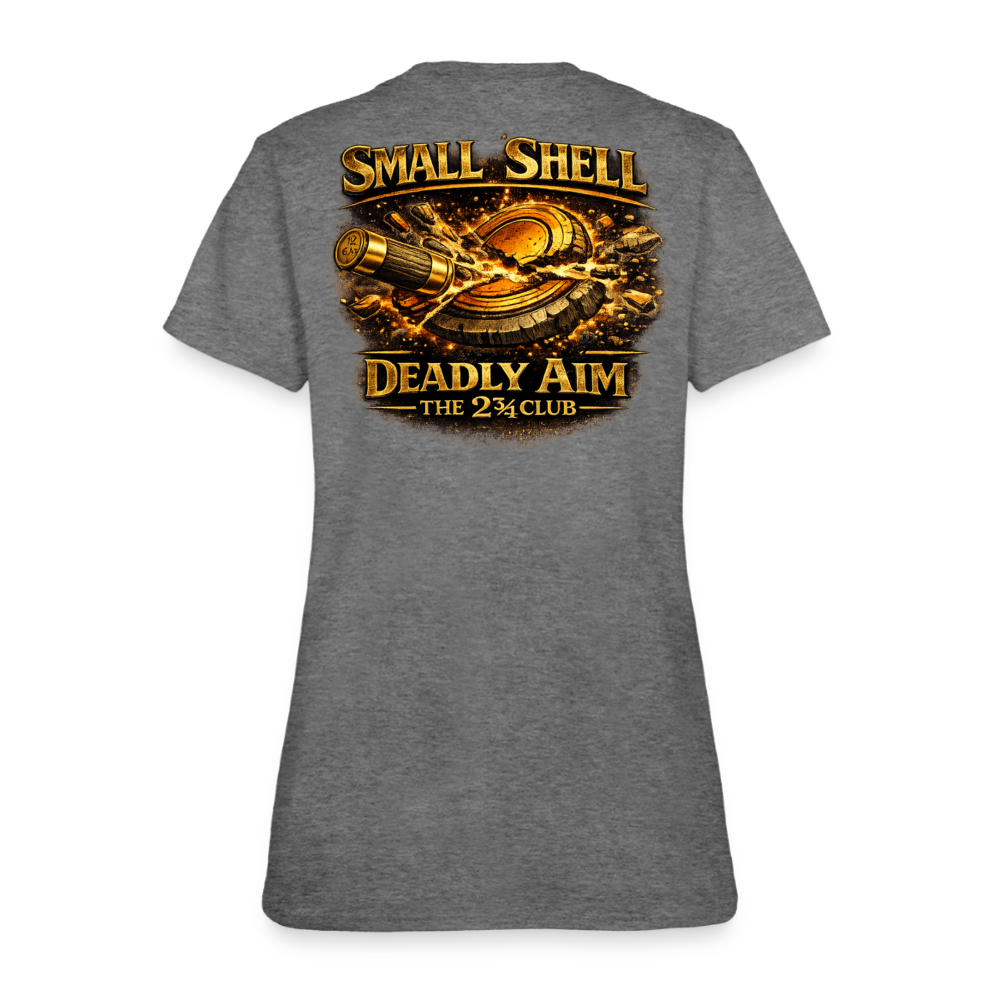Shotgun Sweetheart - Small Shell Deadly Aim (Dark) - graphite heather