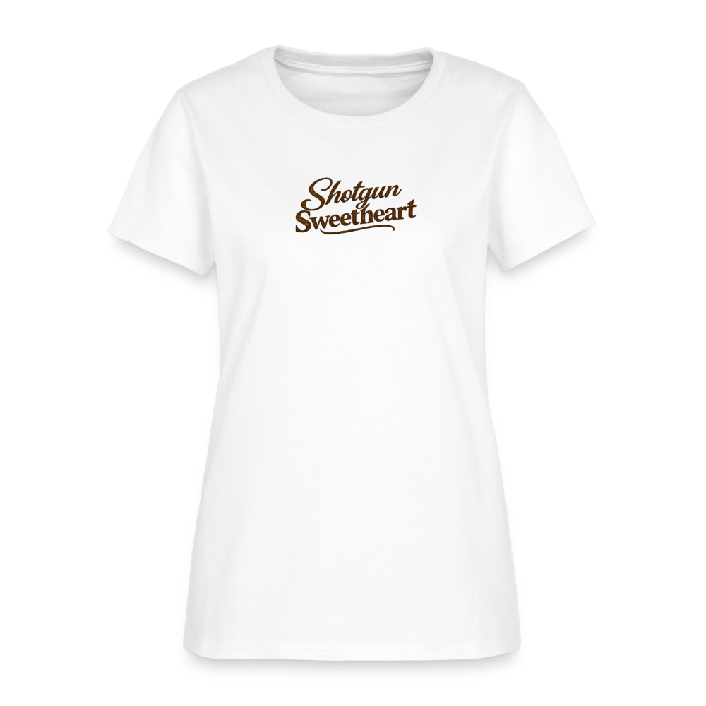 Shotgun Sweetheart - Small Shell Deadly Aim (Light) - white