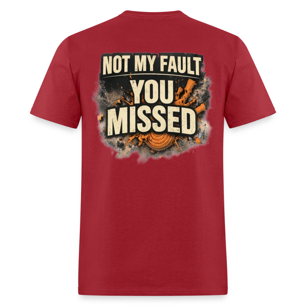 Professional Puller Tee – No Excuses Edition (Dark) - dark red