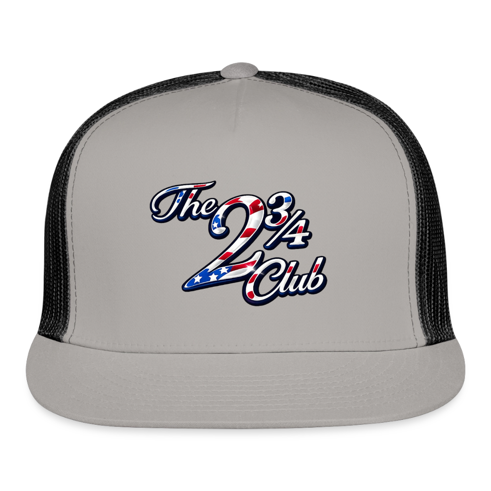 Americana Trucker Hat - gray/black
