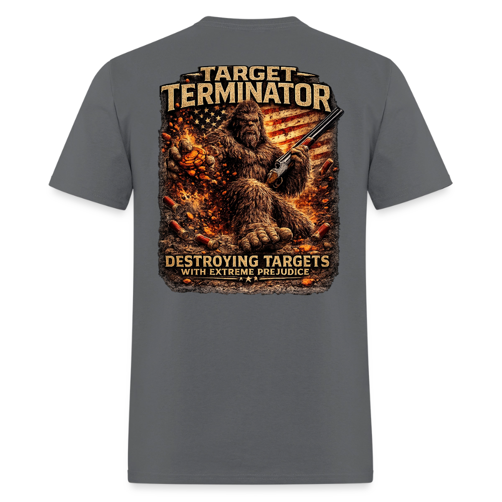 Sasquatch Target Terminator – Destroying Targets With Extreme Prejudice - charcoal