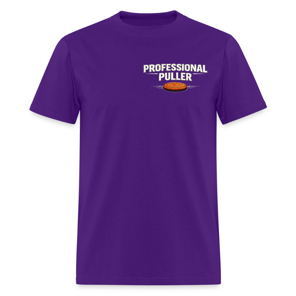 Professional Puller Tee – No Excuses Edition (Dark) - purple
