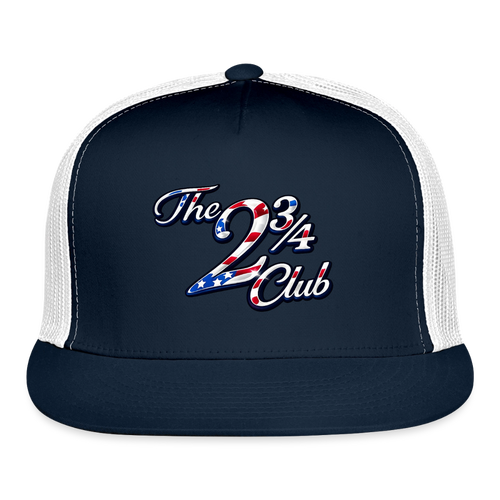 Americana Trucker Hat - navy/white
