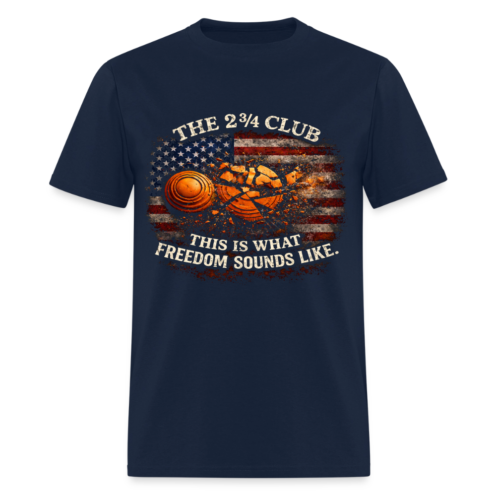 Clay Break Freedom Tee - navy