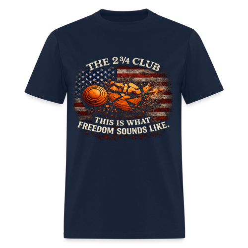 Clay Break Freedom Tee - navy