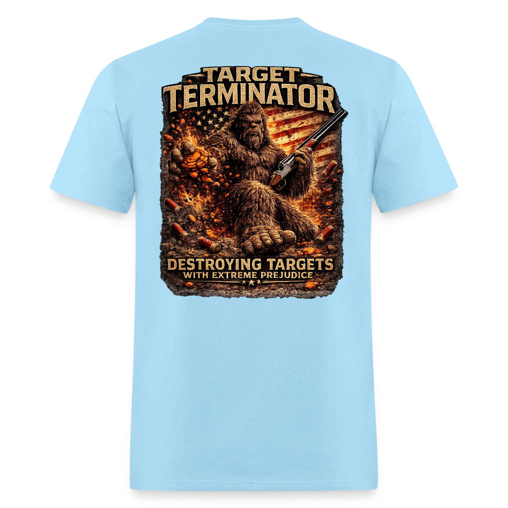 Sasquatch Target Terminator – Destroying Targets With Extreme Prejudice - powder blue