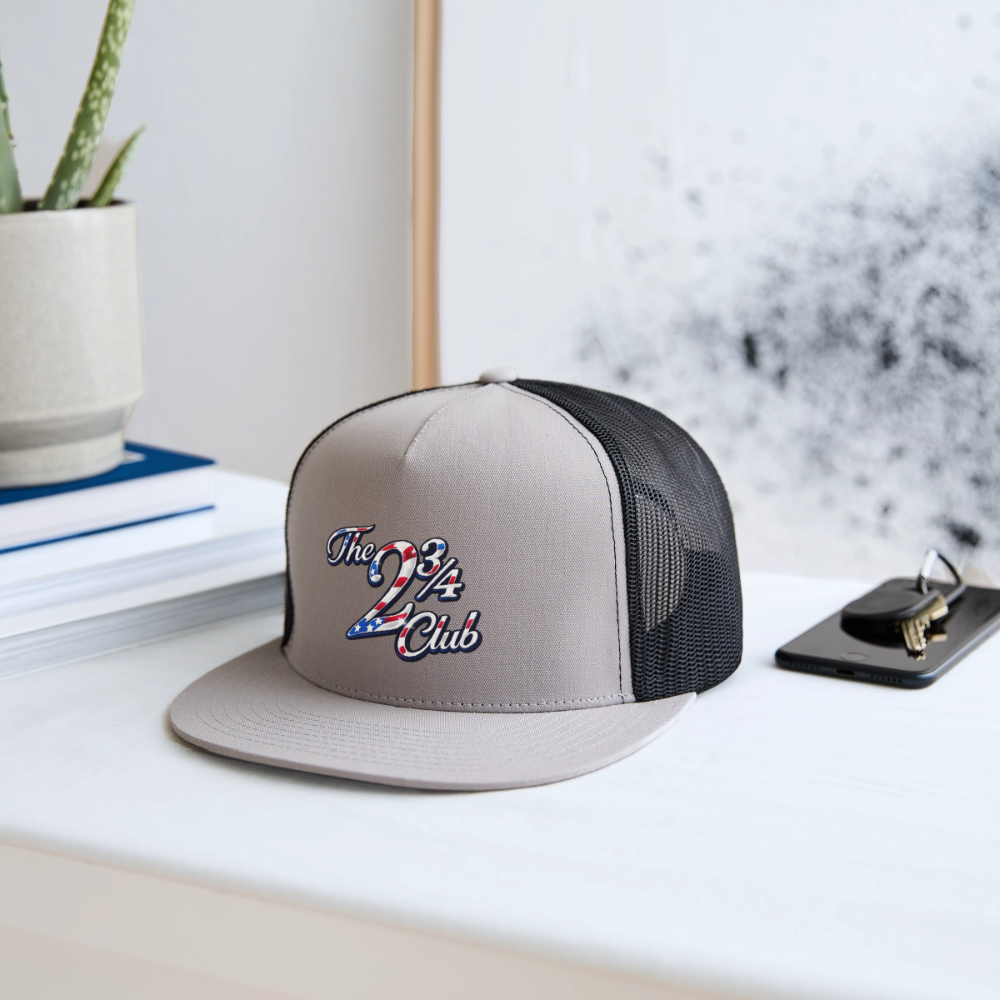 Americana Trucker Hat - gray/black