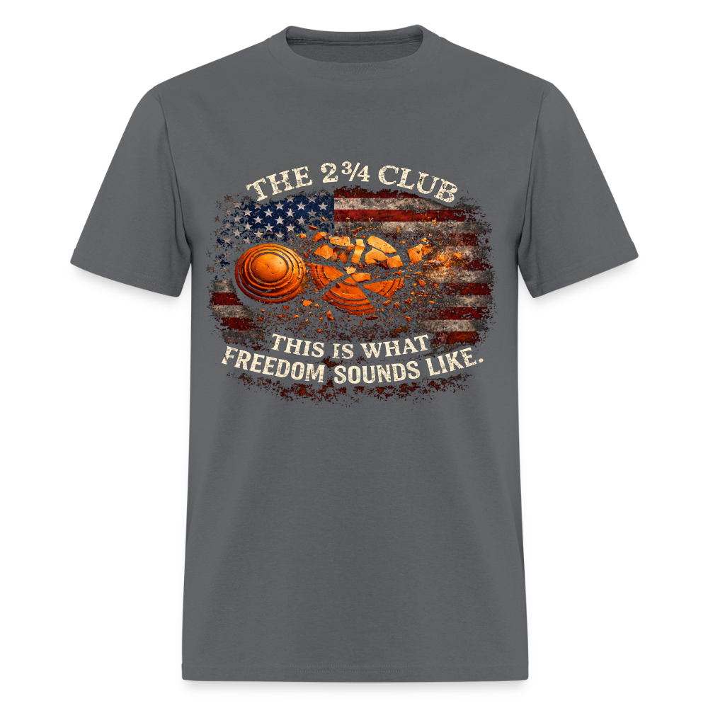 Clay Break Freedom Tee - charcoal