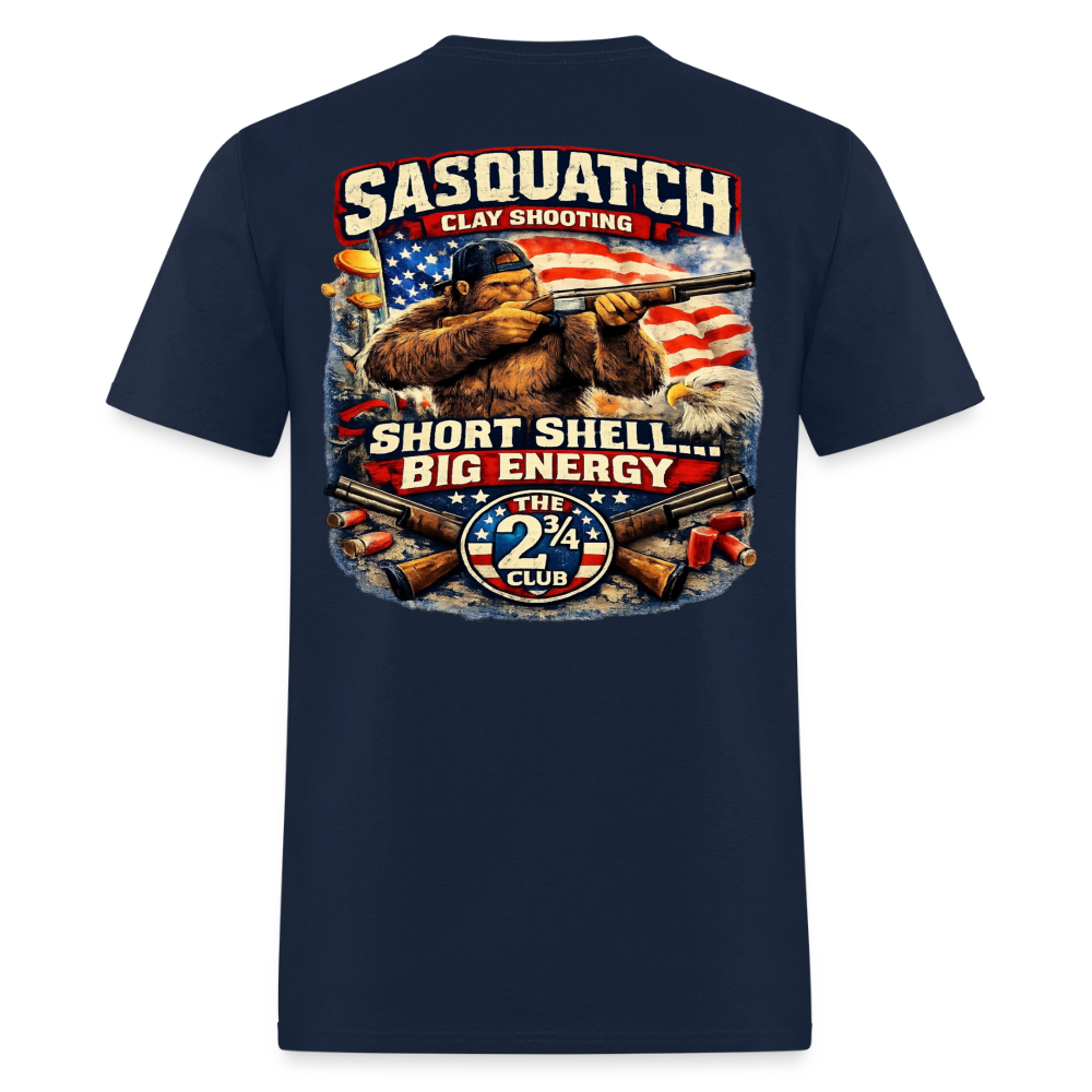 Sasquatch Big Energy Clay Shooting Shirt – Short Shell Big Energy | The 2¾ Club - navy