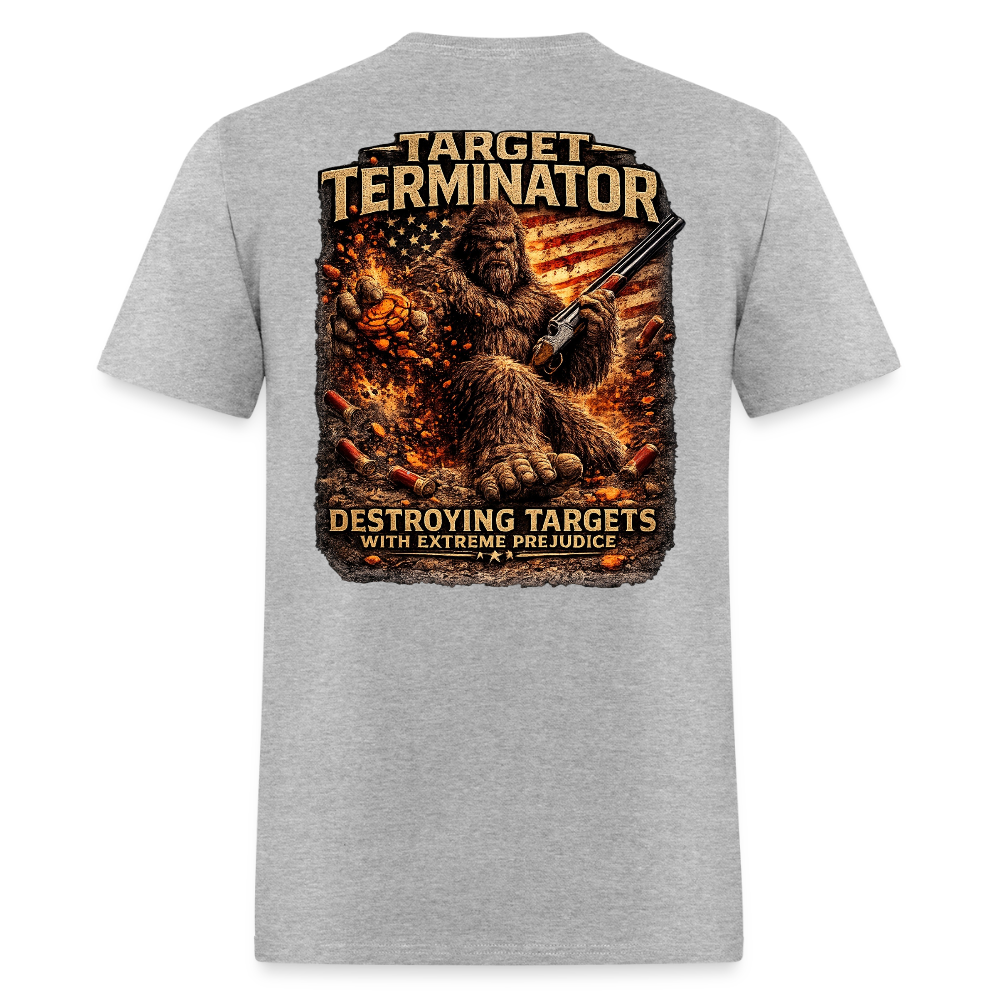 Sasquatch Target Terminator – Destroying Targets With Extreme Prejudice - heather gray