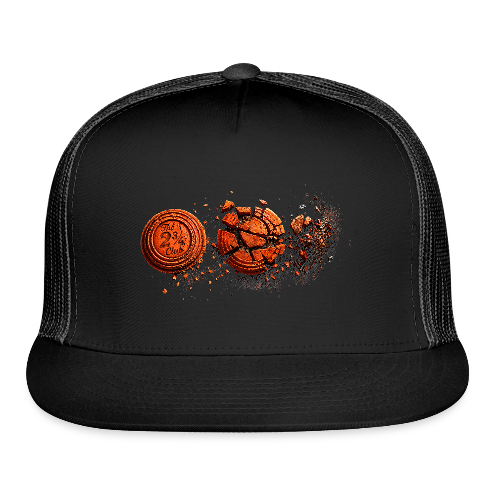 Clay Breaker Trucker Hat – The 2¾ Club - black/black