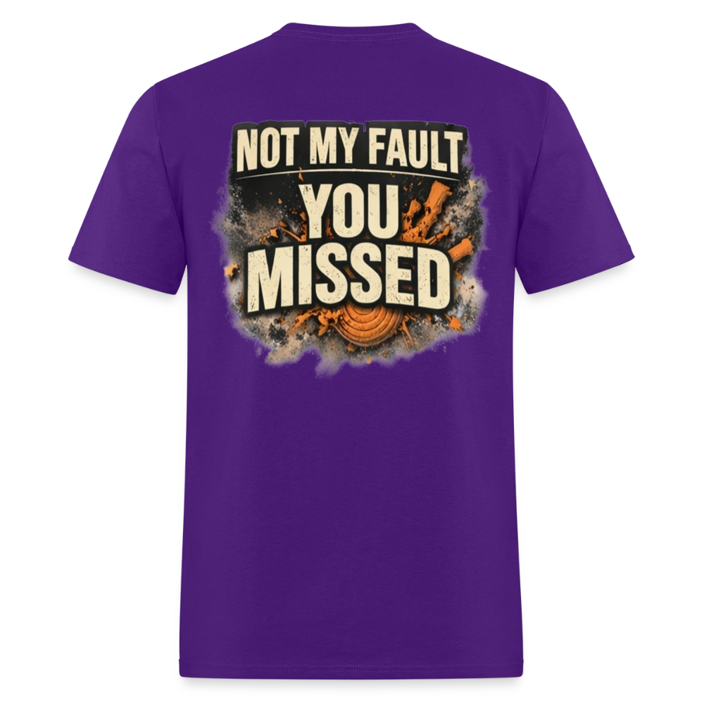 Professional Puller Tee – No Excuses Edition (Dark) - purple