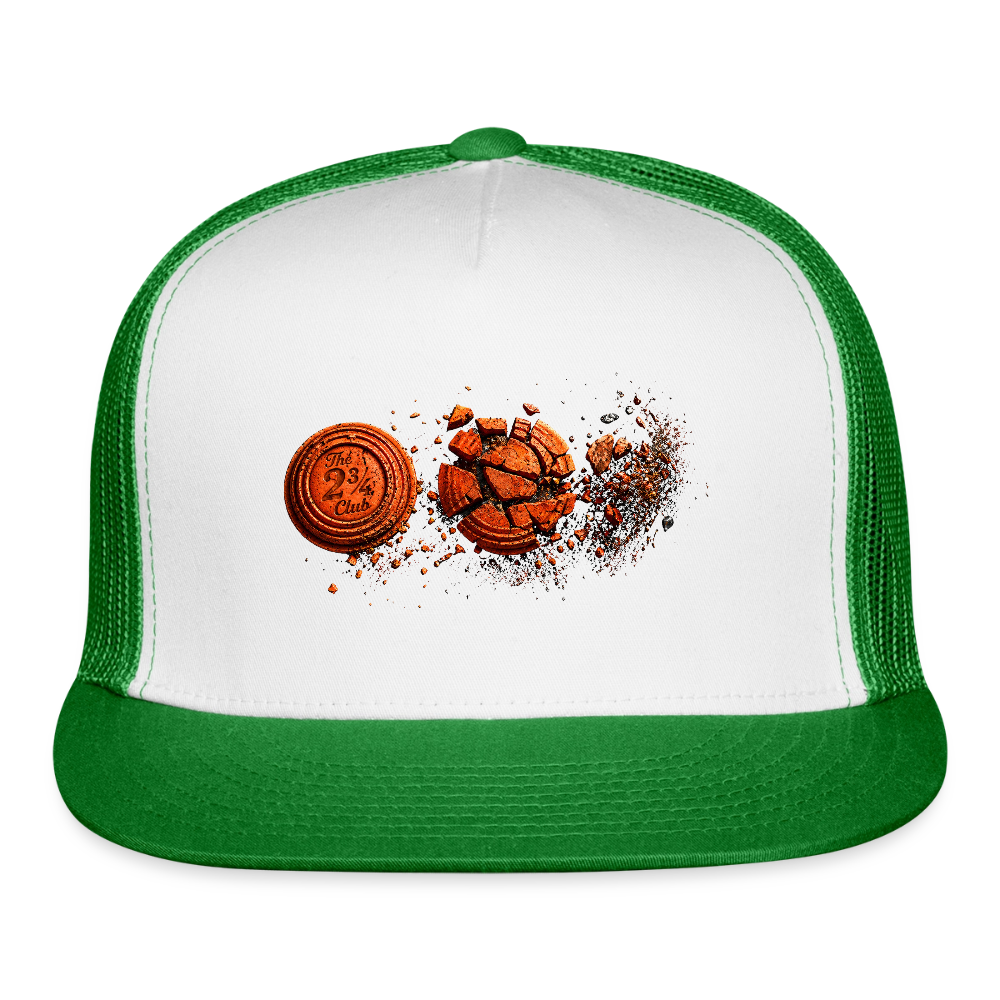 Clay Breaker Trucker Hat – The 2¾ Club - white/kelly green