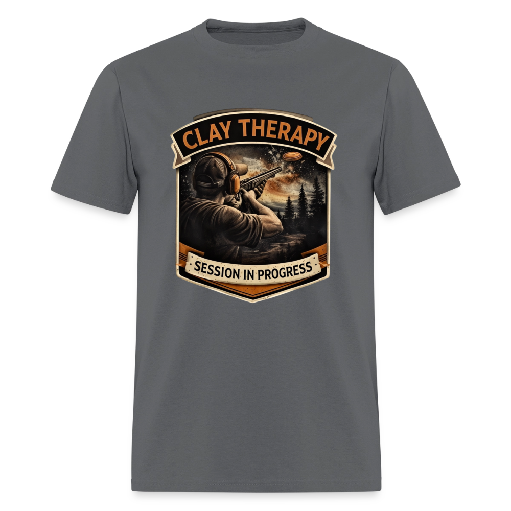 Clay Therapy Tee - charcoal
